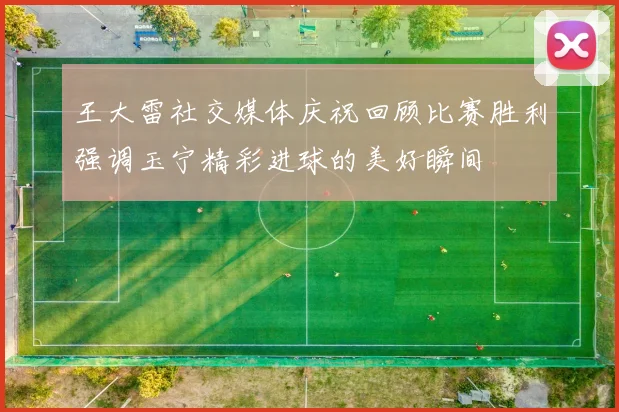 王大雷社交媒体庆祝回顾比赛胜利强调玉宁精彩进球的美好瞬间